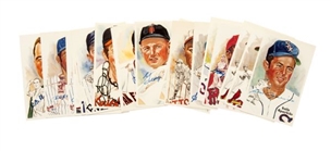 Perez Steele Post Cards Signed by Reese, Gehringer, Judy Johnson and More
